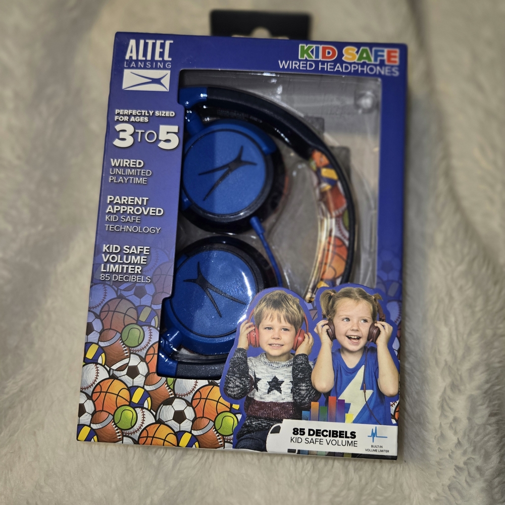 Altec Lansing Blue Kids Safe Wired Headphones